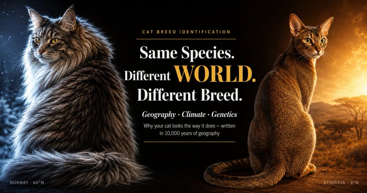 How Cat Breeds Differ by Country and Geographic Origin