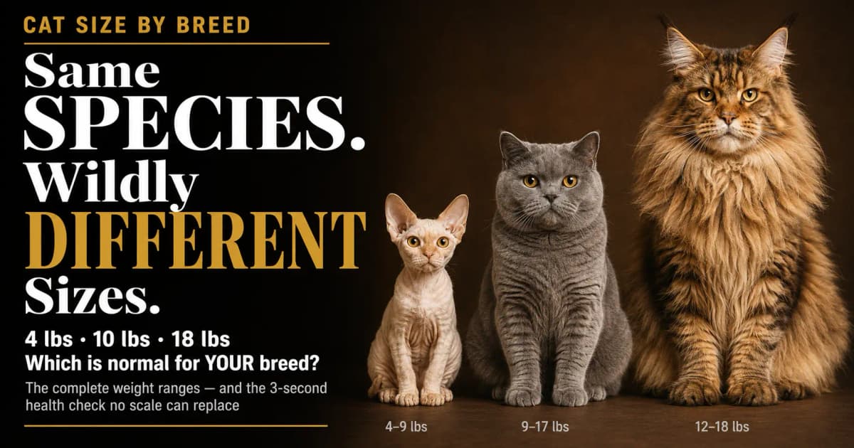 Cat Size and Weight by Breed: What's Normal for Your Cat?