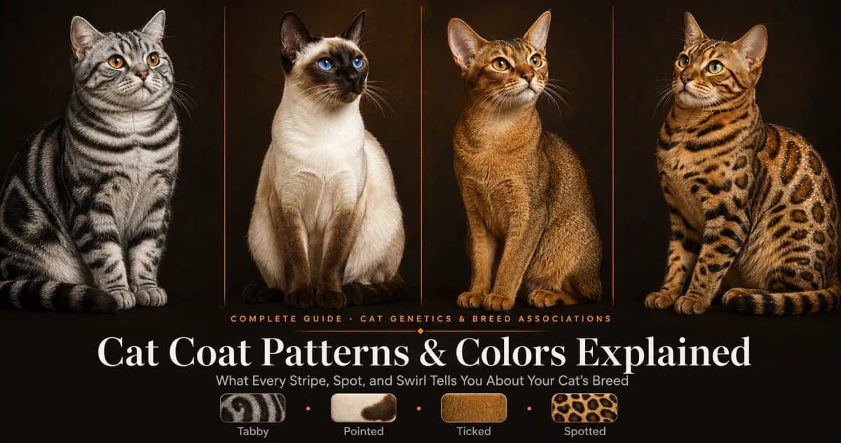 Cat Coat Patterns and Colors Explained (With Breed Associations)