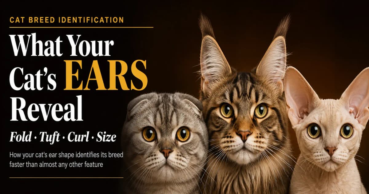 Cat Ear Shapes and What They Tell You About Your Cat's Breed