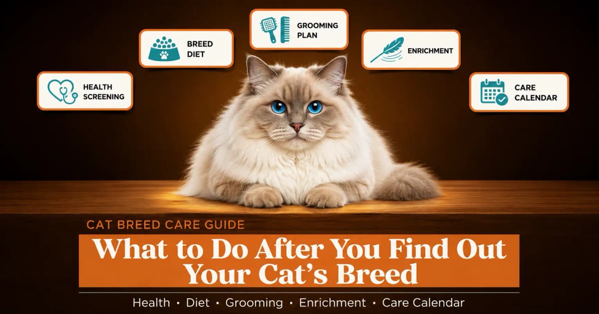 What to Do After You Find Out Your Cat's Breed (Health, Diet & Care Tips)