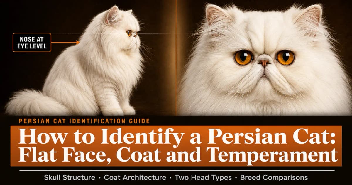 How to Identify a Persian Cat: Flat Face, Coat, Other Traits