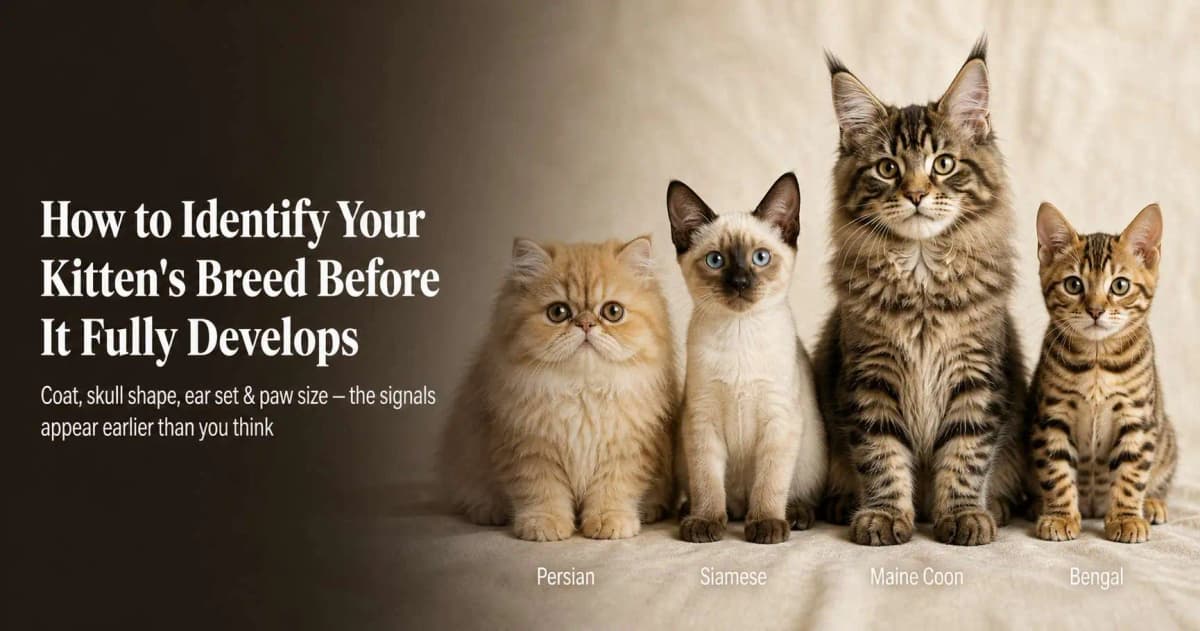 How to Identify a Kitten's Breed Before It Fully Develops