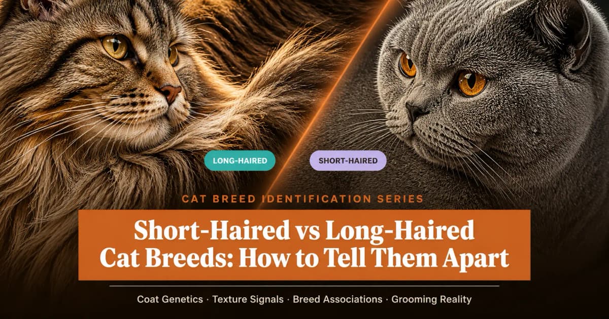 Short-Haired vs Long-Haired Cat Breeds: How to Tell Them Apart
