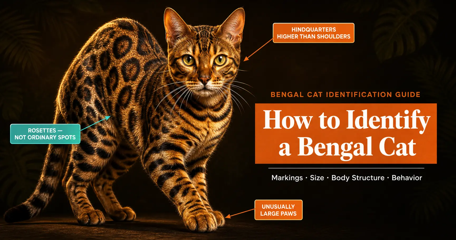 A completed guide on how to identify bengal cat breed